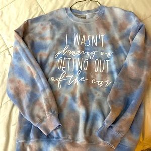 Xlarge crewneck tie dye made myself